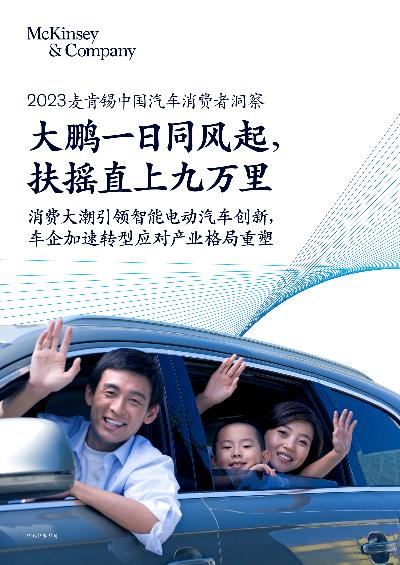 2023麦肯锡中国汽车消费者洞察