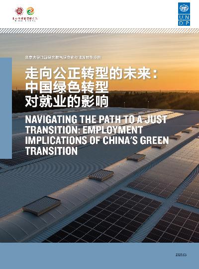 2023走向公正转型的未来：中国绿色转型对就业的影响研究报告